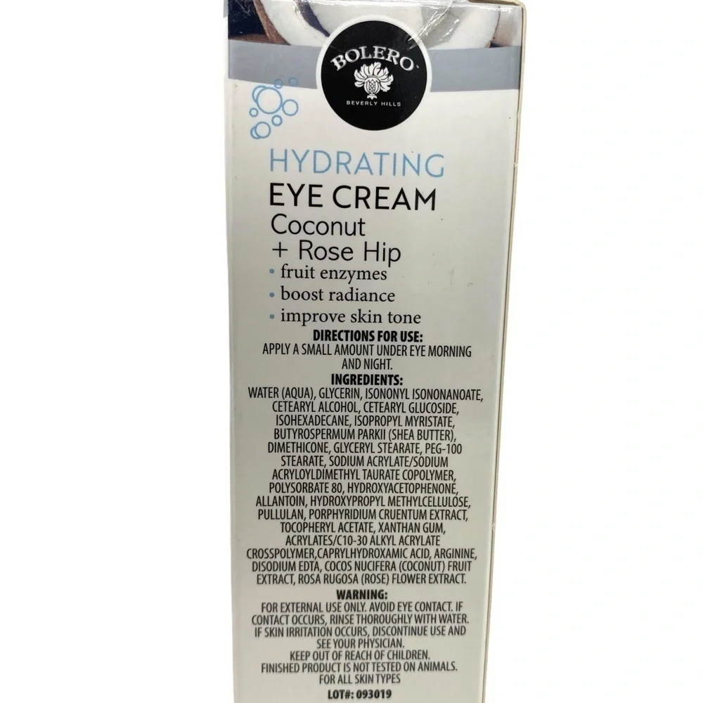 Bolero Face Serum, Jade Roller, Eye Cream Skincare Set